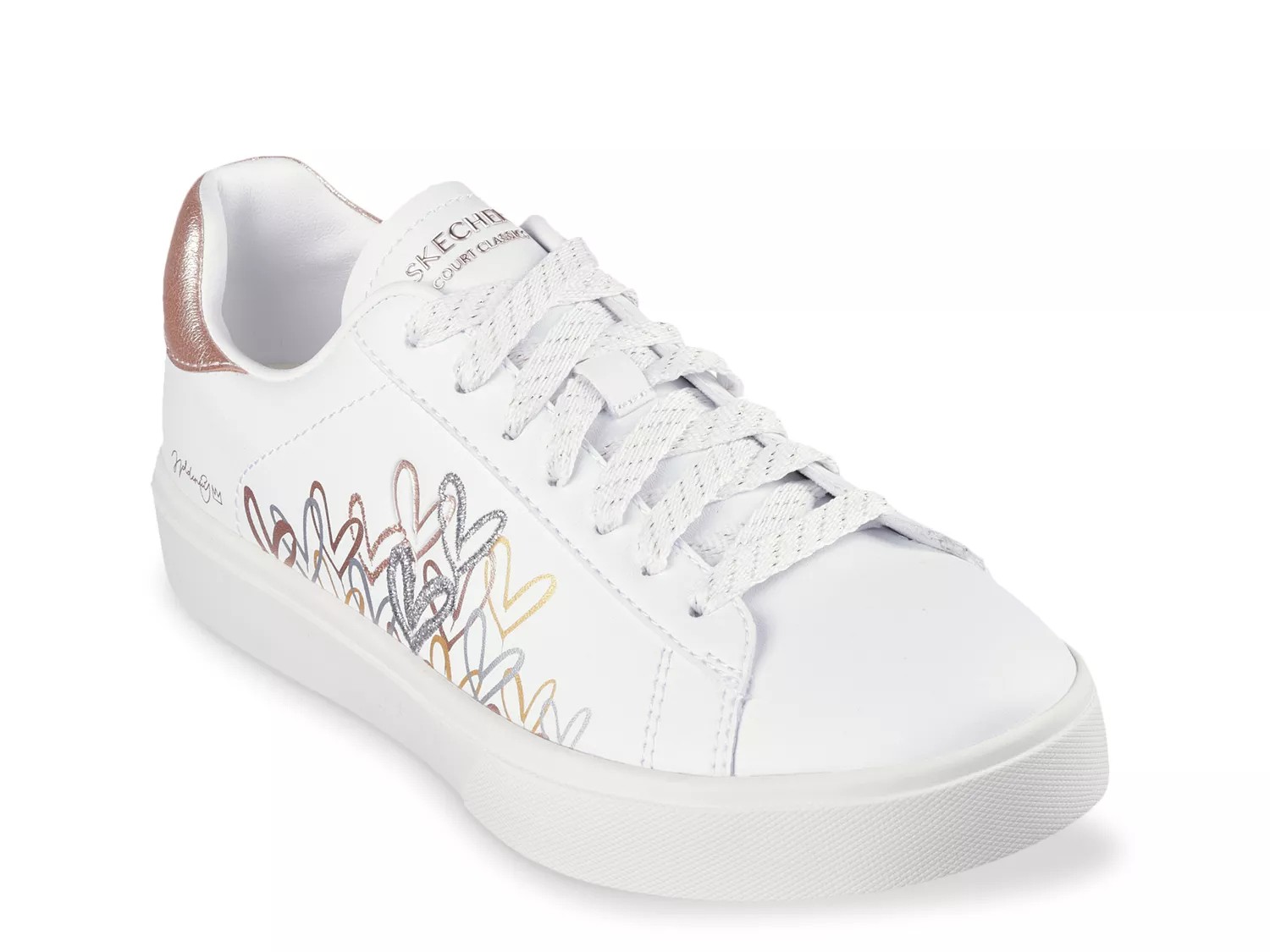 Skechers X JGoldcrown Eden LX Gleaming Hearts Sneaker Free Shipping DSW