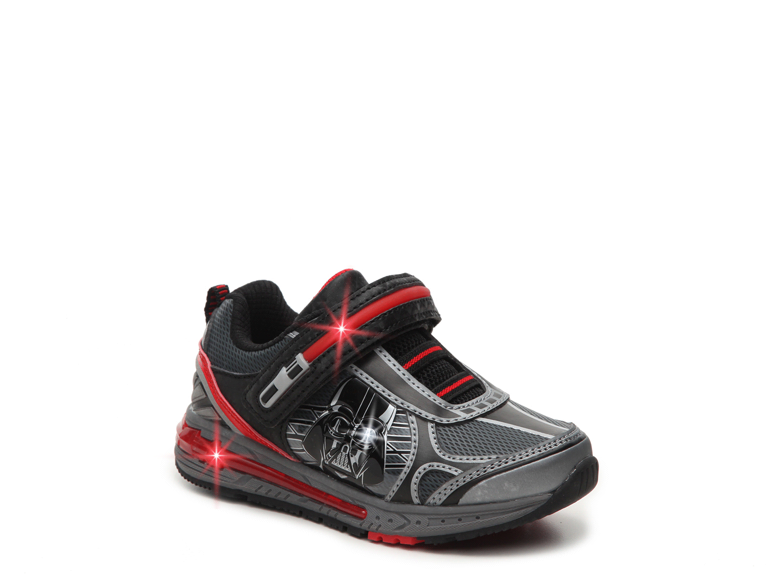 DISNEY STAR WARS TODDLERS LIGHT UP NON MARKING ATHLETIC SHOES FREE SHIP NWOB 