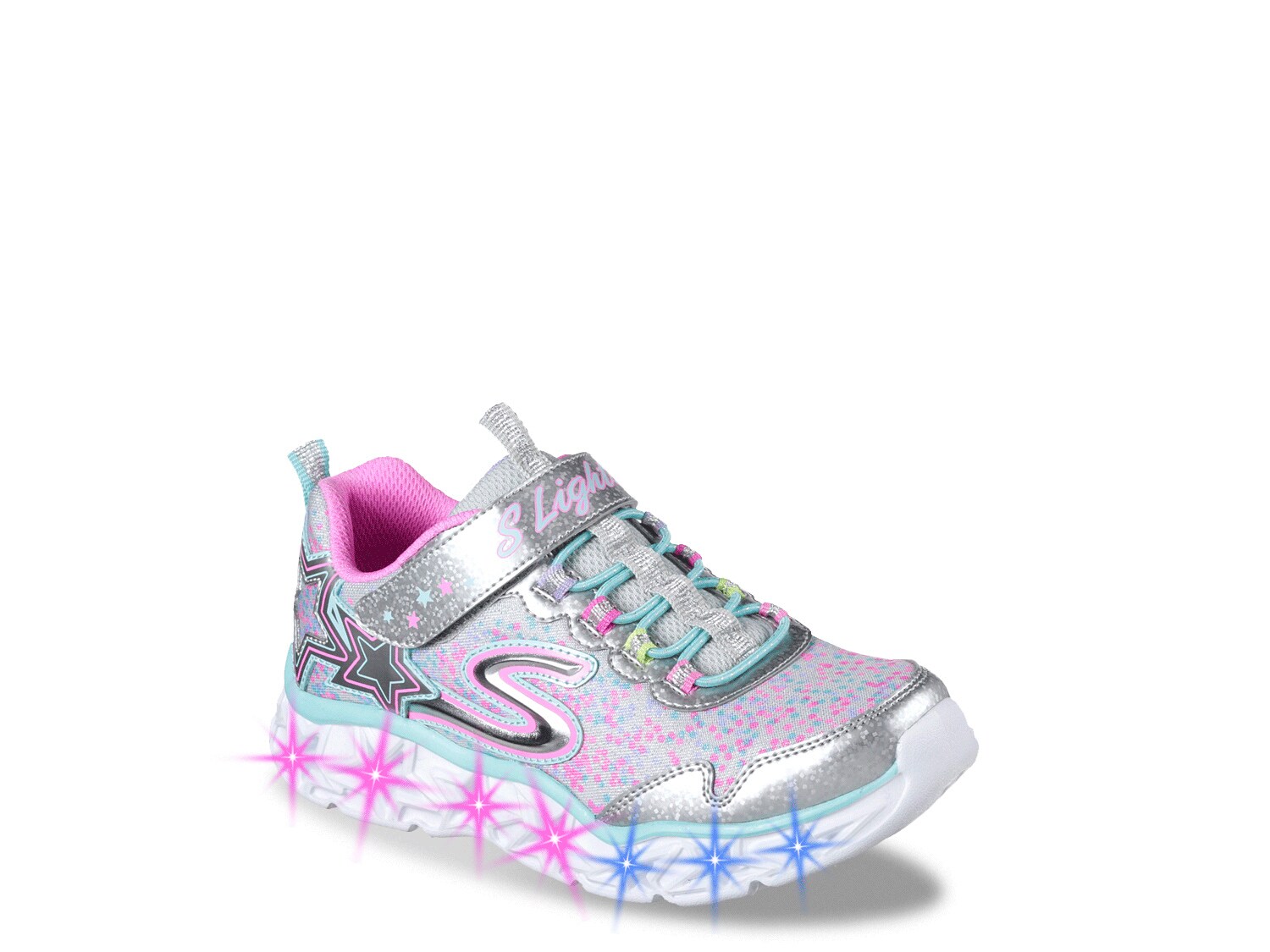 Skechers Galaxy Lights Light-Up Sneaker Kids' Free Shipping | DSW