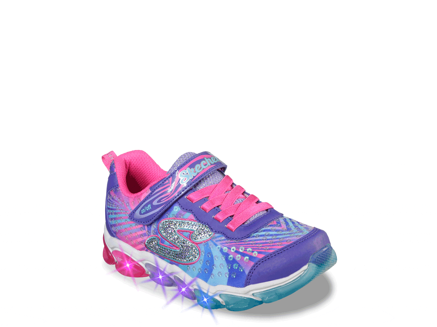 skechers light up jelly shoes