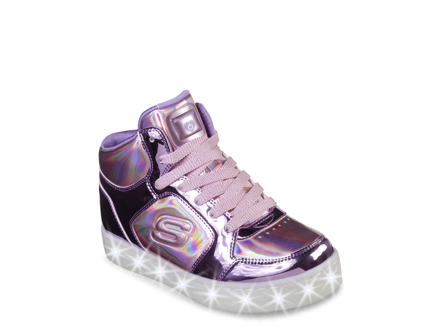 skechers high top light up shoes