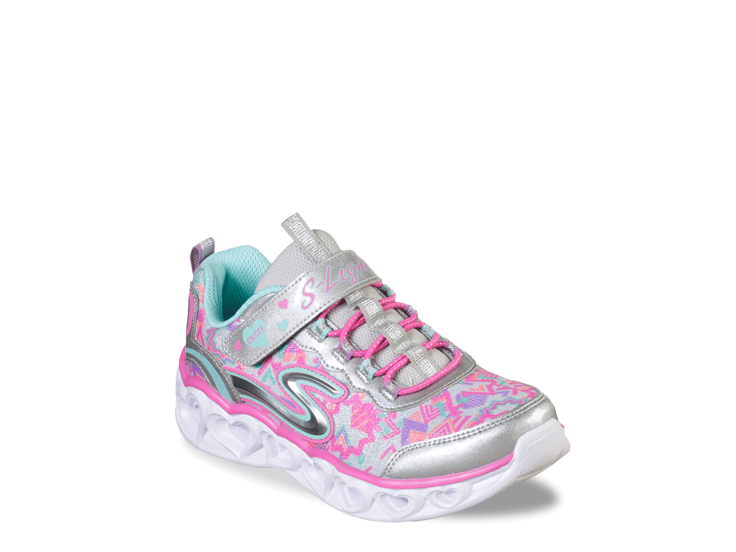 skechers light up heart shoes