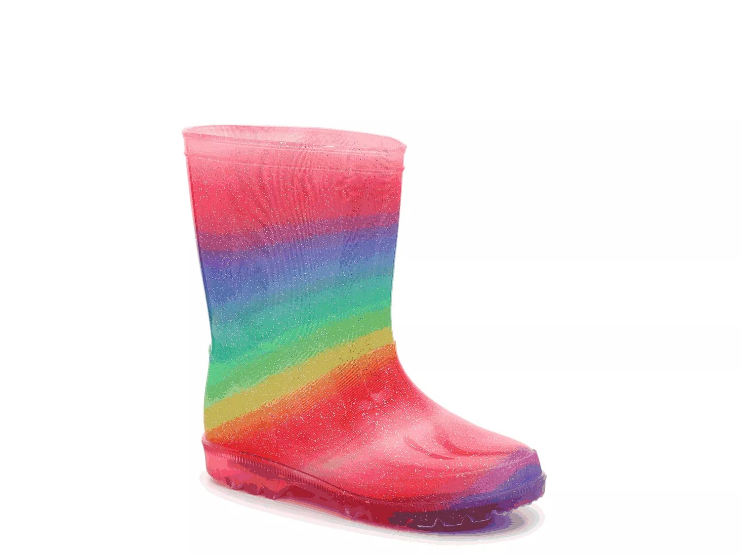  Rainbow Light-Up Rain Boot - Kids' 