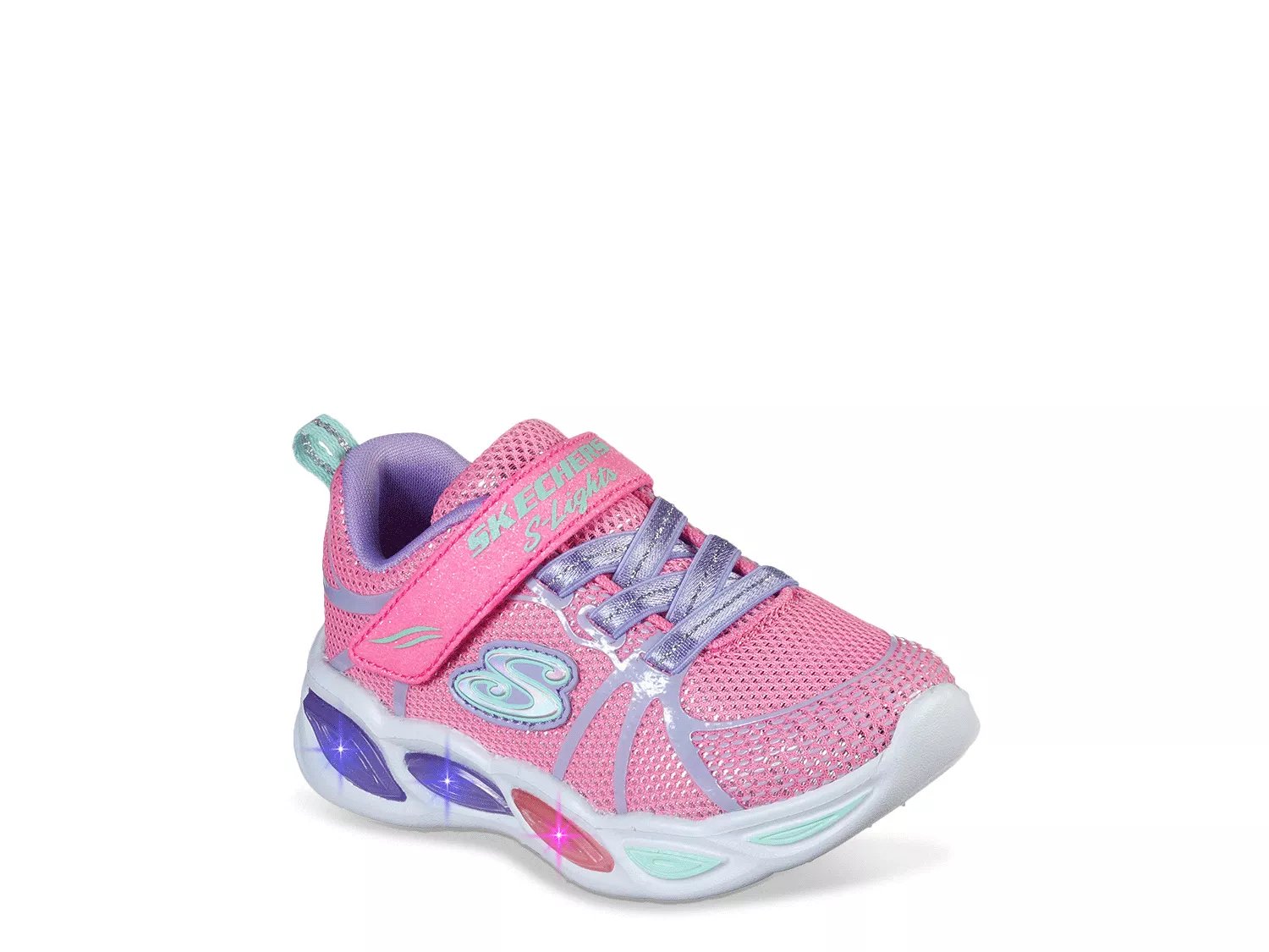  S Lights Shimmer Beams Sparkle Glow Light-Up Sneaker - Kids' 