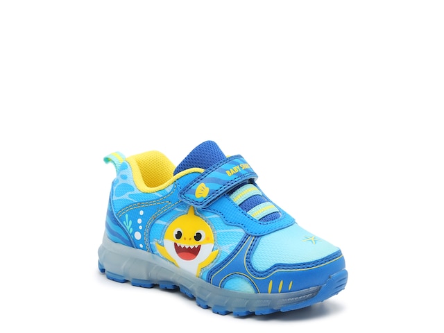 Baby Shark Kids Toddler Boy Size 5 Light-up Athletic Sneakers Shoes