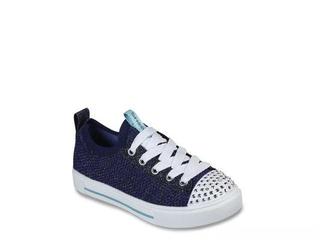 Skechers Twinkle Toes Twinkle Sparks Knit Shines Sneaker Kids