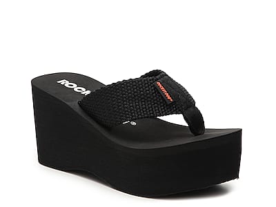 Roxy Caila Wedge Flip Flop - Free Shipping