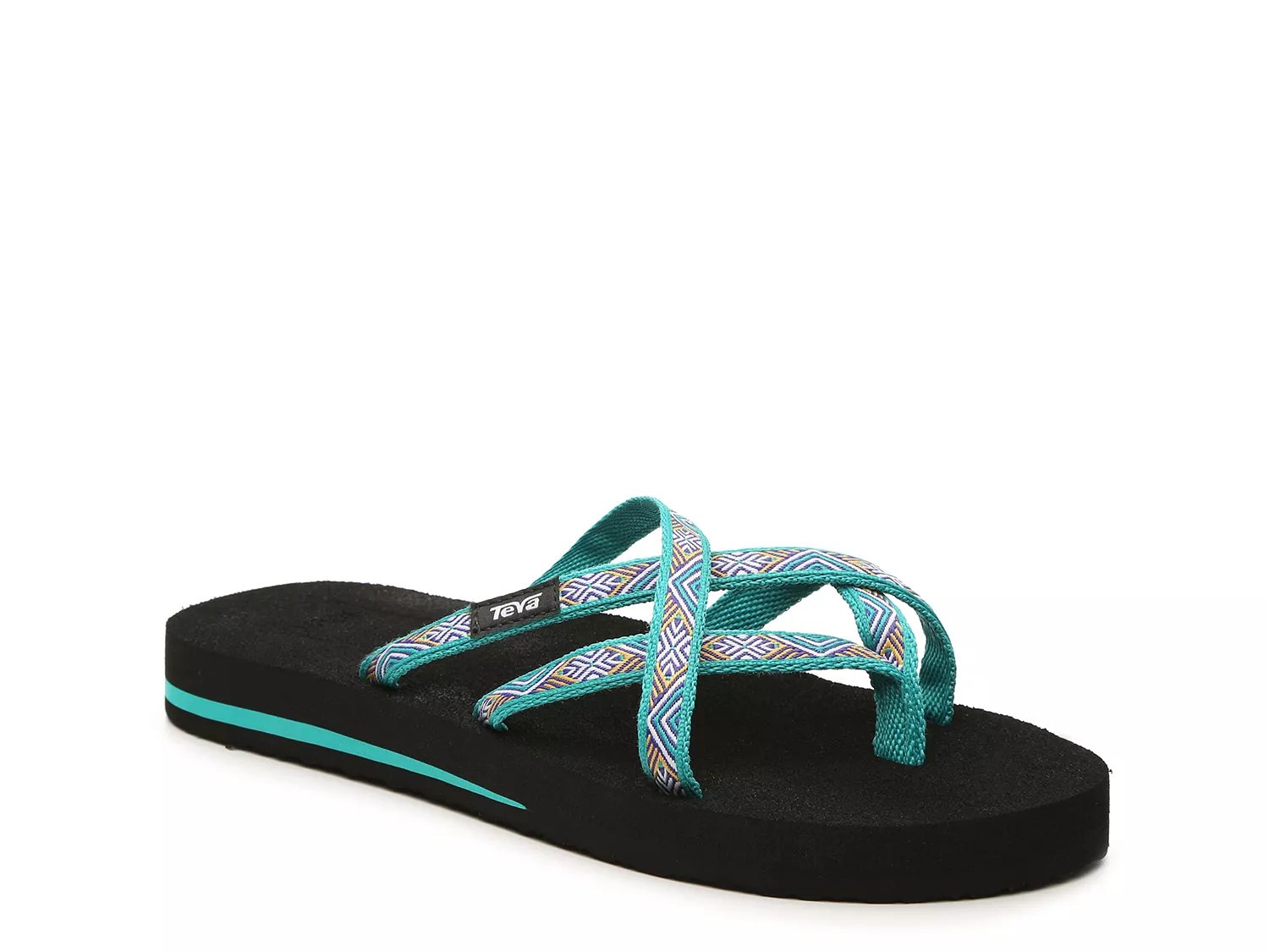olowahu patterned flip flop