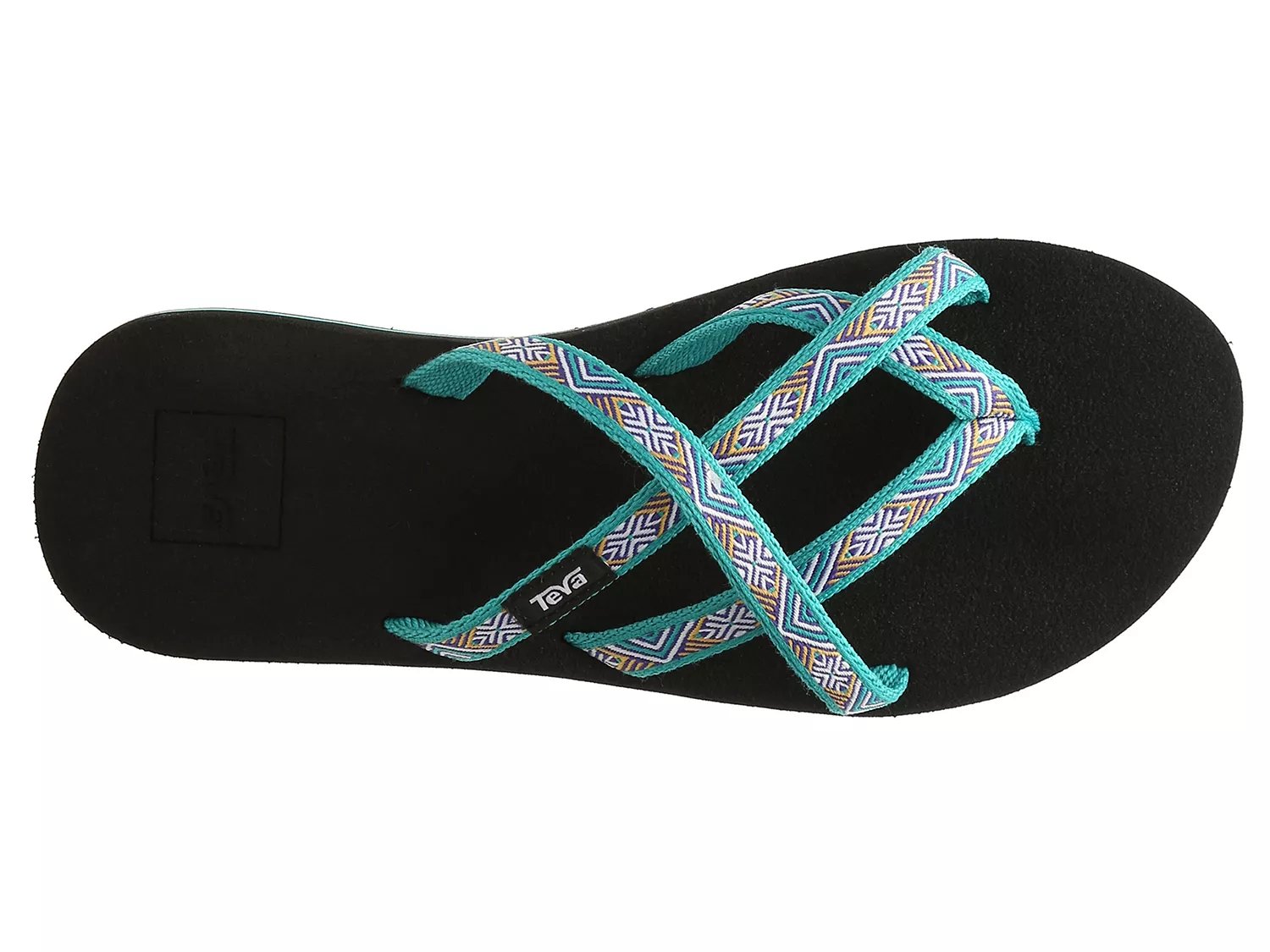 olowahu patterned flip flop