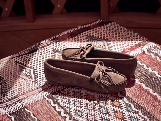 Minnetonka Kilty Moccasin