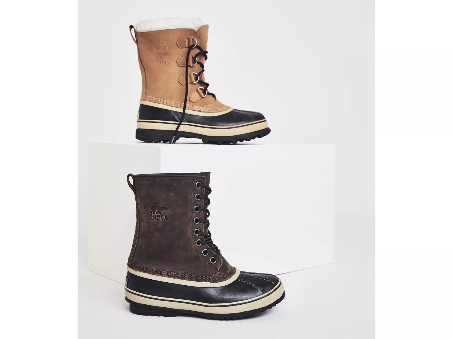 caribou stack waterproof snow boot