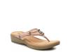 Silverthorne Wedge Sandal Pink Metallic Embossed Leather view