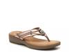Silverthorne Wedge Sandal Rose Gold Metallic Leather view