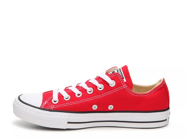 Red low top chuck taylors online