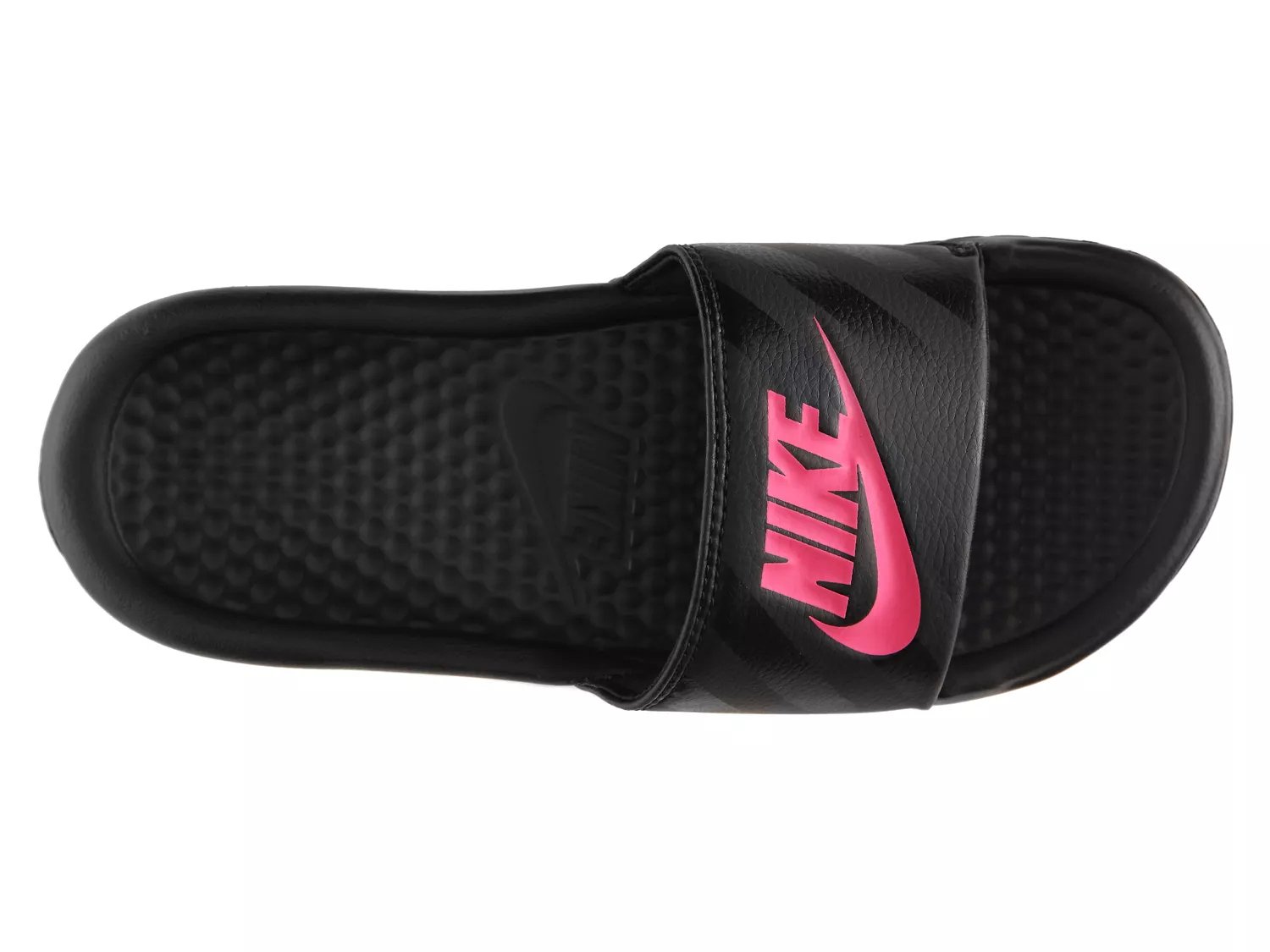 nike mauve benassi slide sandals