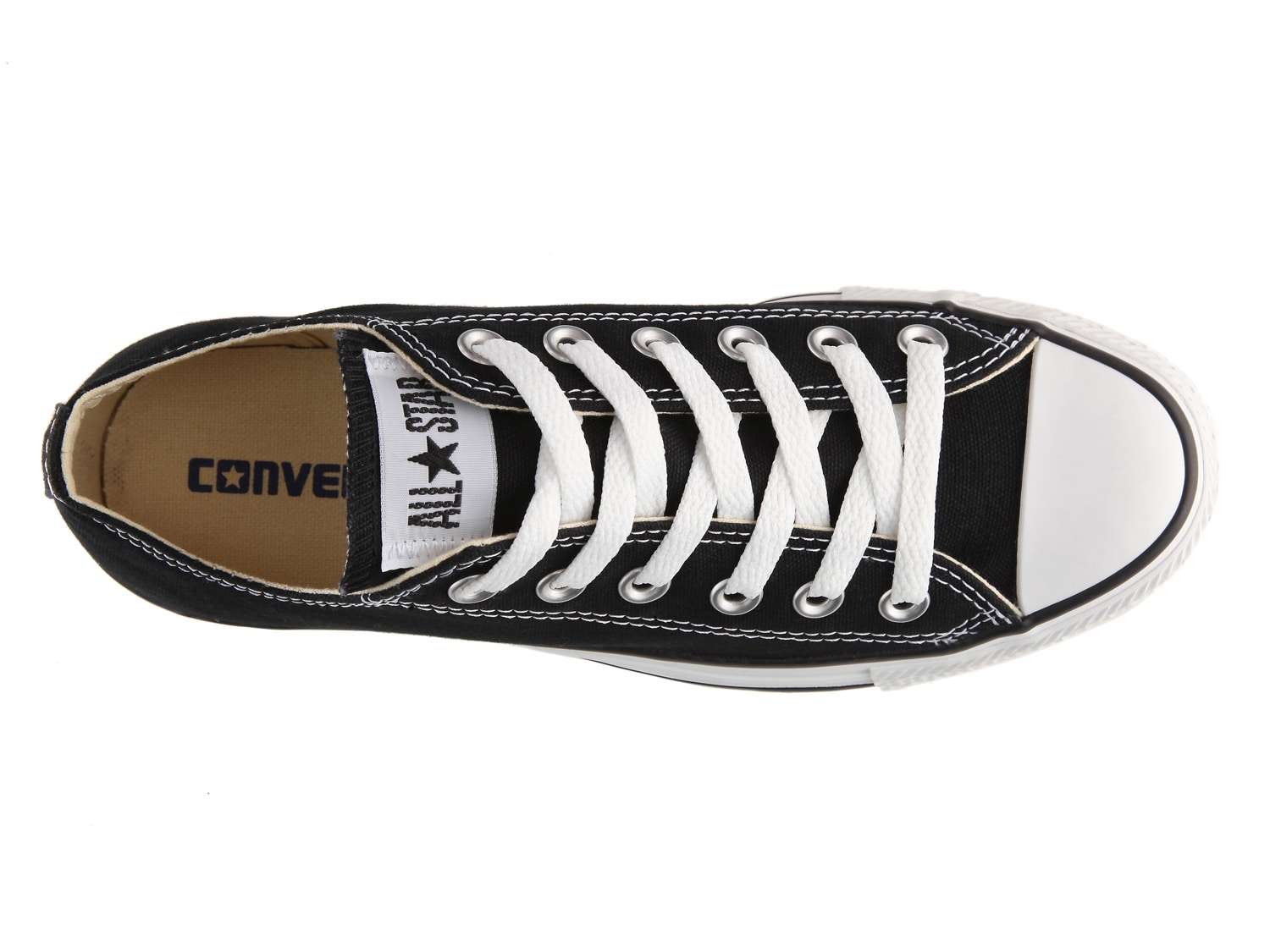 dsw black converse