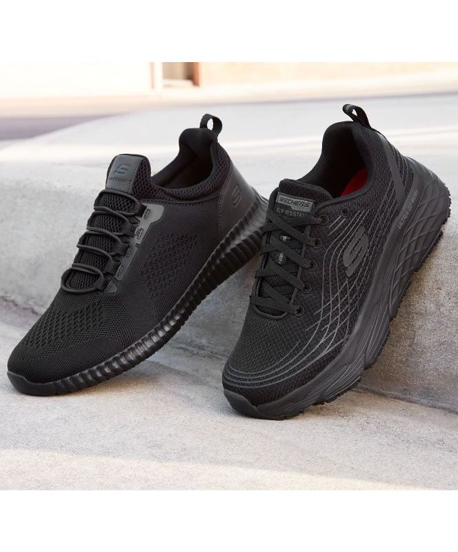 black skechers shoes