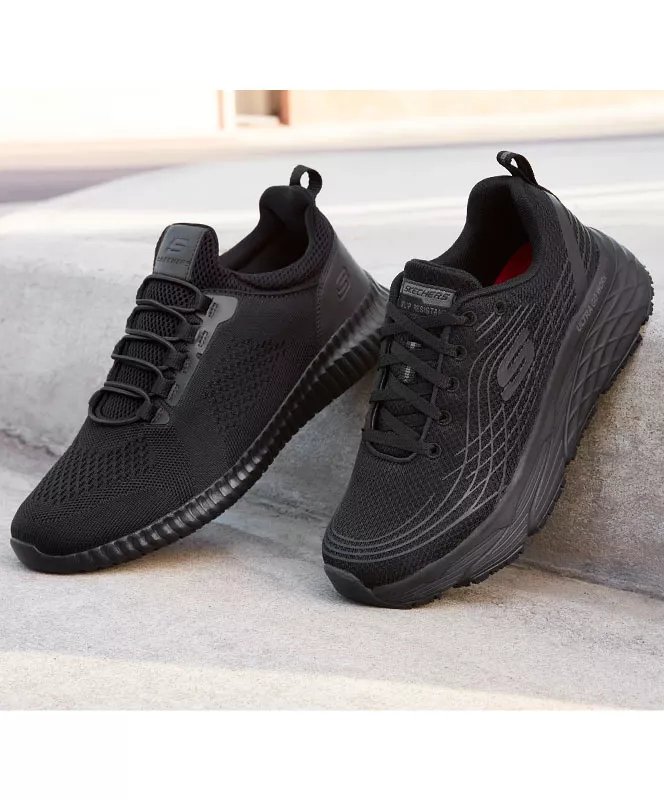 skechers black shoes