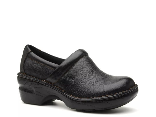 Peggy Smooth Leather Clog