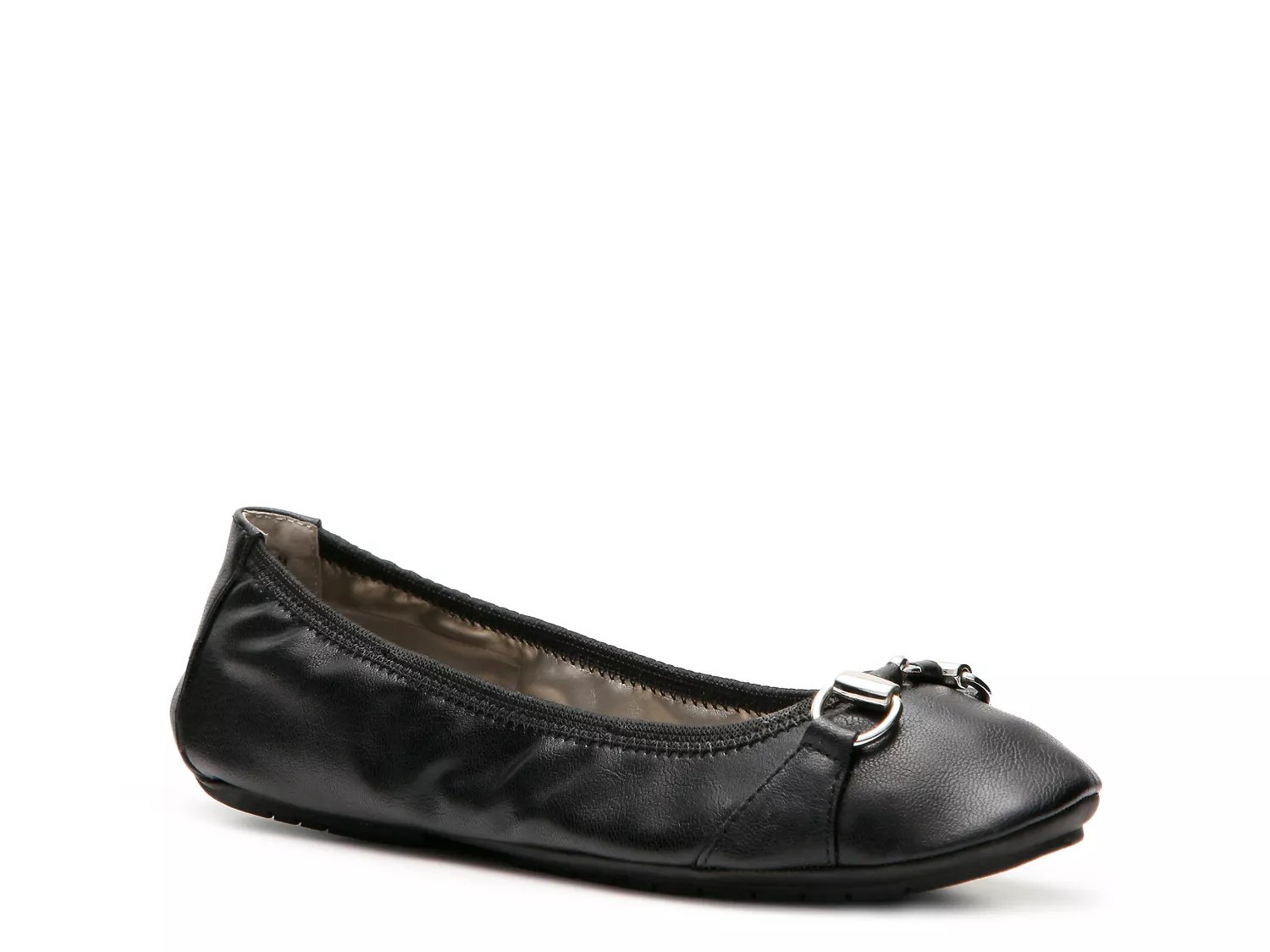 Me too 2024 leather flats