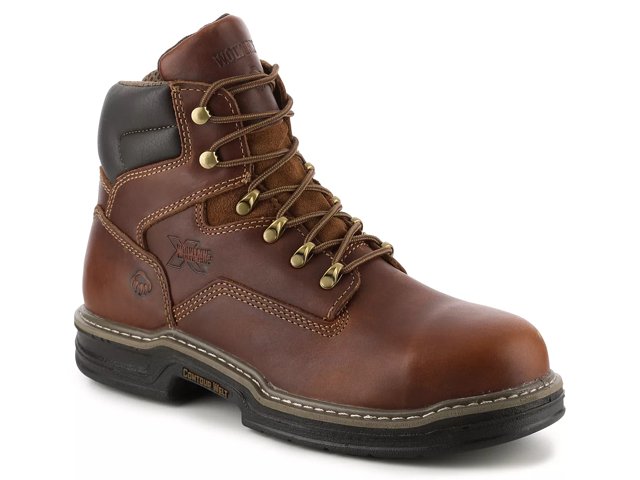 Wolverine Raider 2419 Steel Toe Work Boot Free Shipping DSW