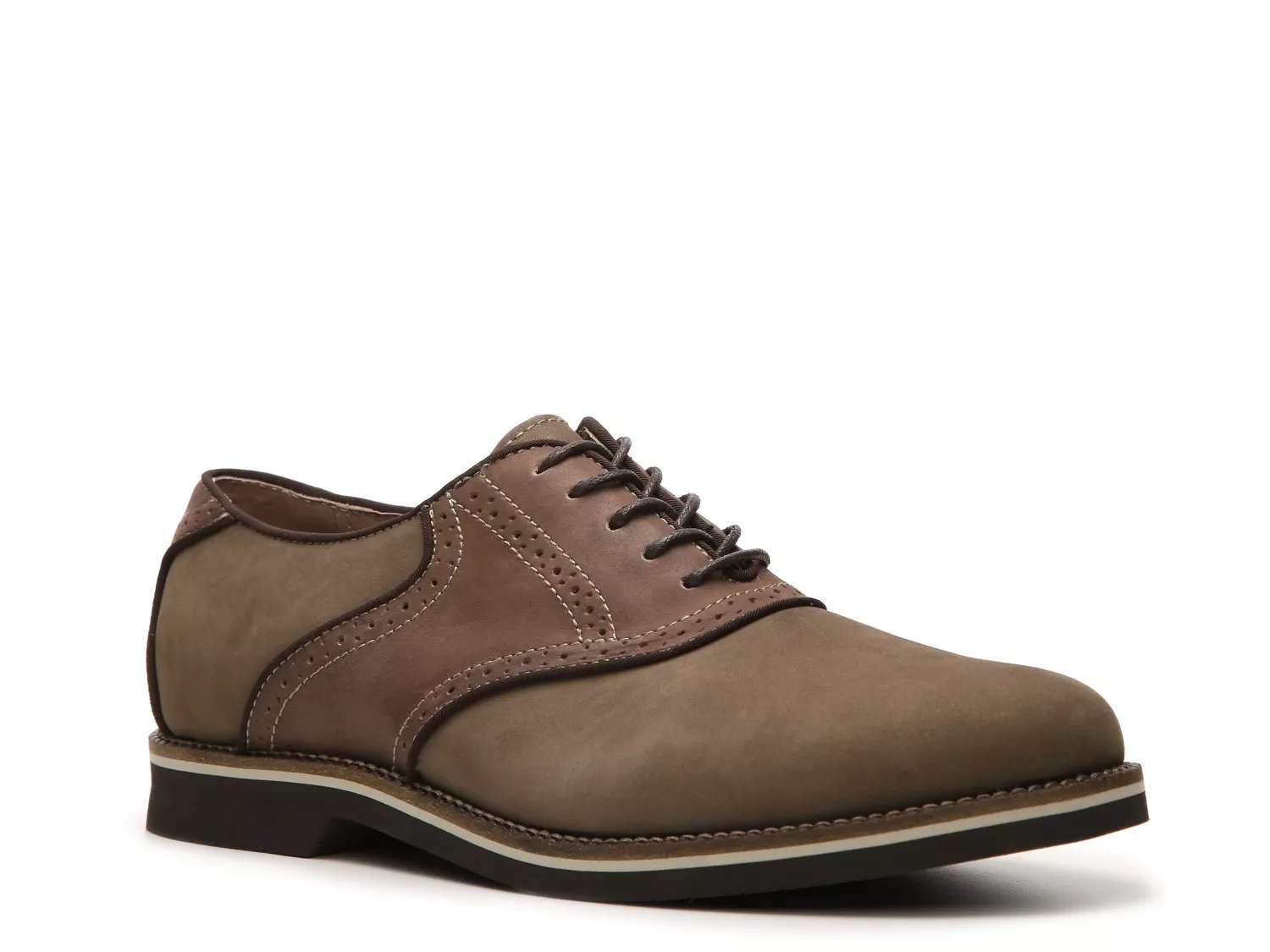 G.H. Bass Co. Burlington Nubuck Saddle Oxford