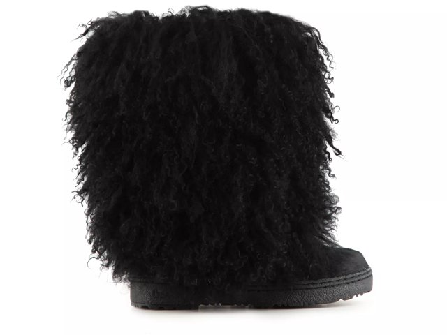 Bearpaw fur boots sale dsw