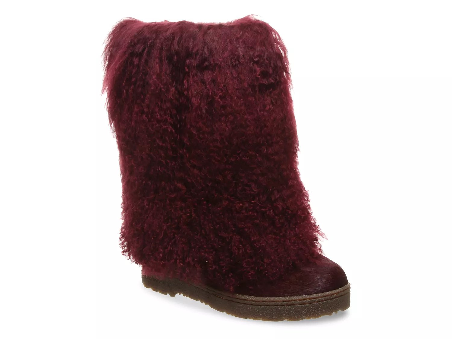 burgundy booties dsw