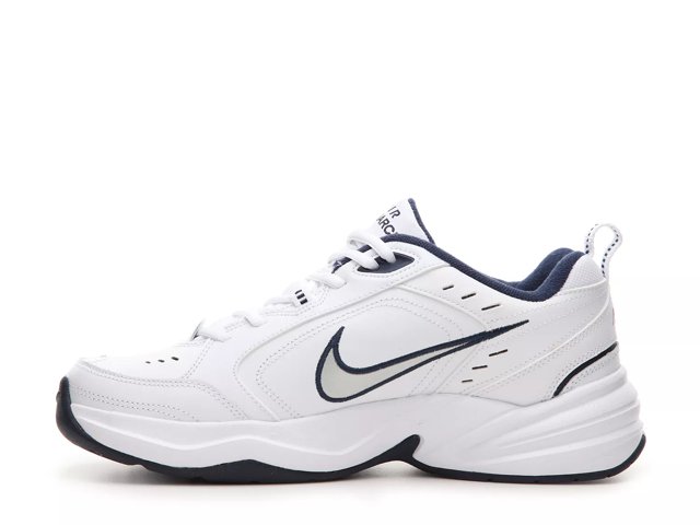 Nike monarch black and 2025 white