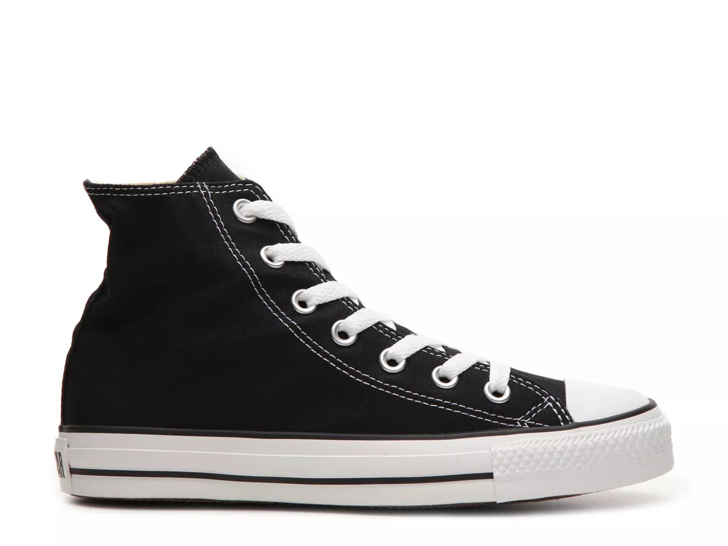 dsw white high top converse