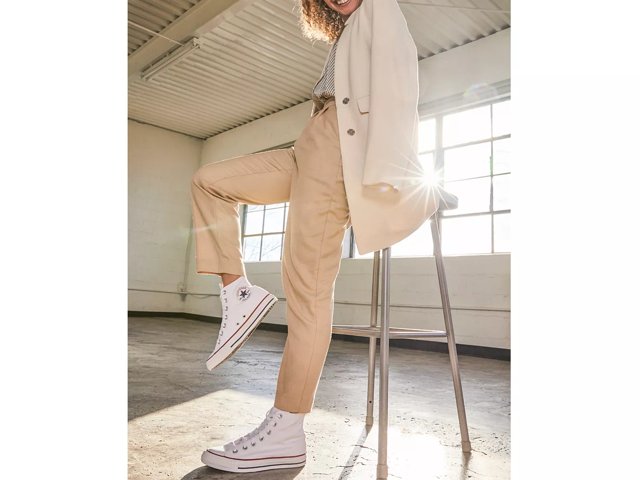 Dsw white high top converse best sale