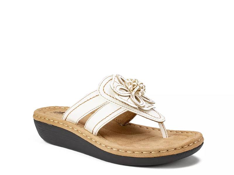 Cliffs by White Mountain Carnation Wedge Sandal Free Shipping DSW