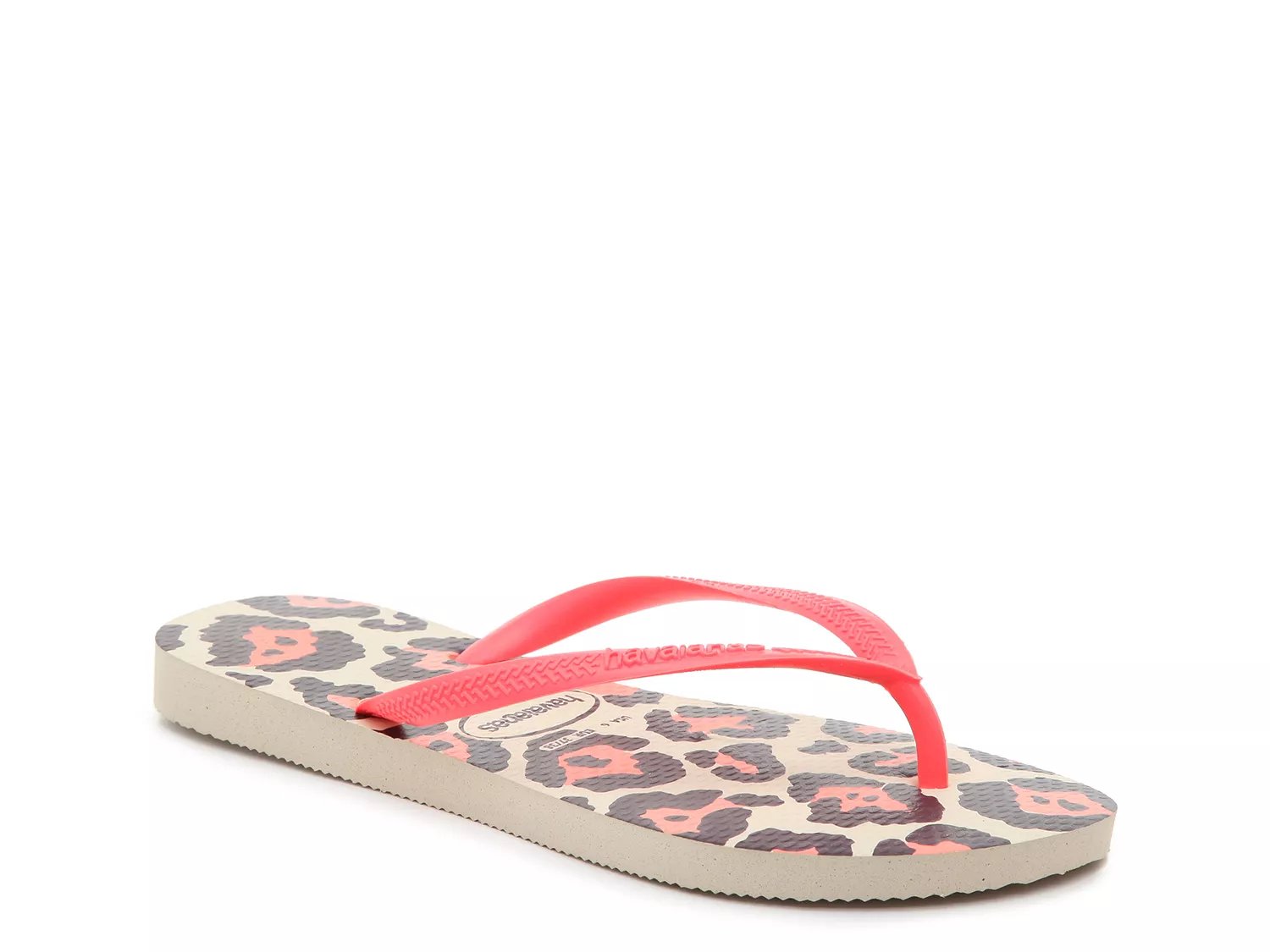 animal flip flops ladies