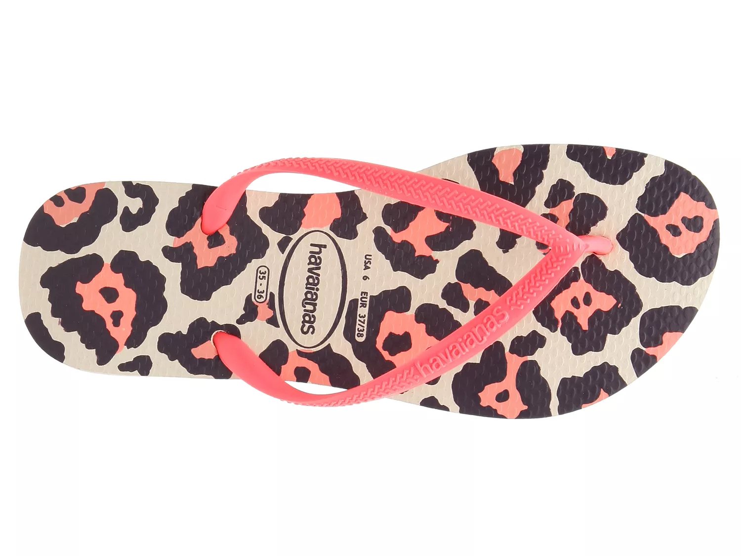 havaianas slim flatform animals