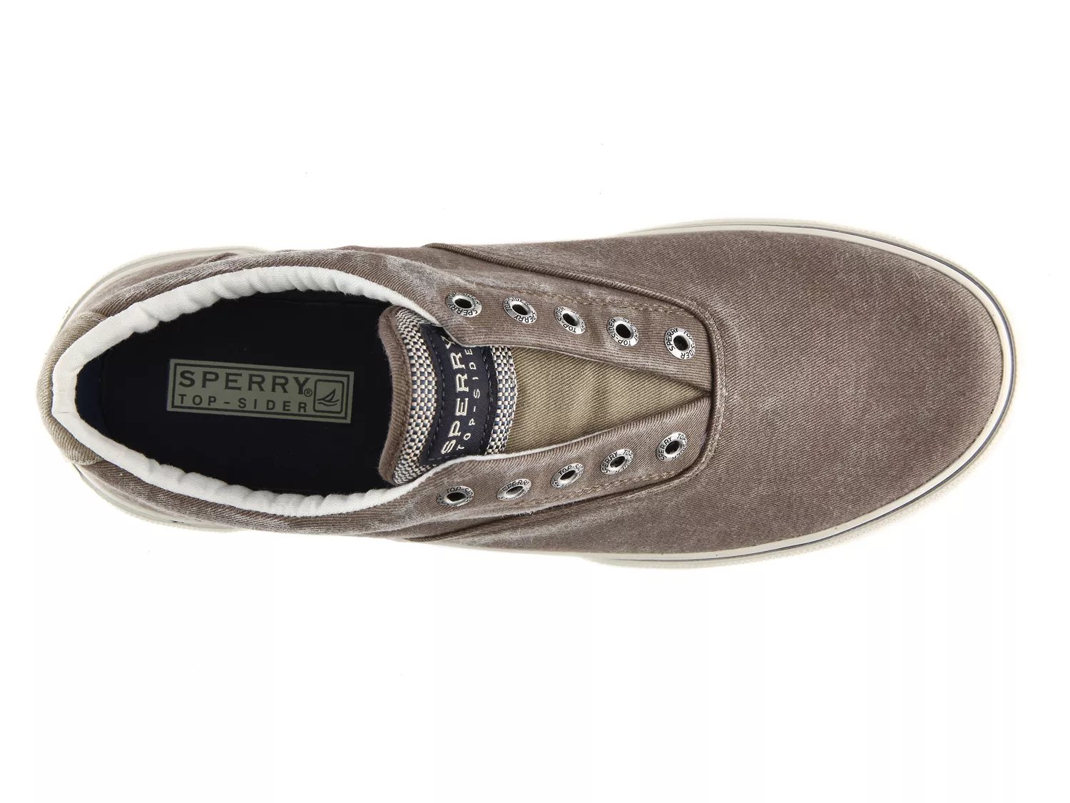 men's sperry halyard laceless casual shoes