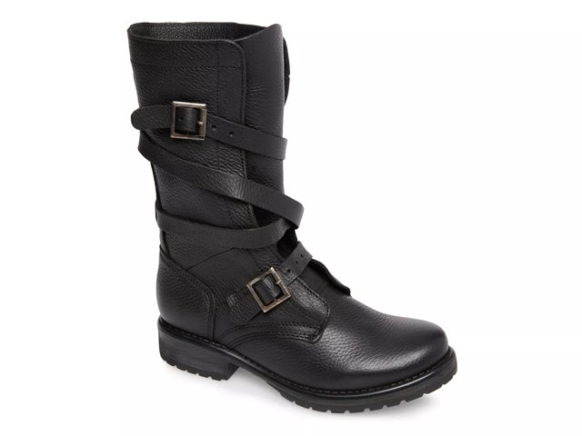 Banddit black leather top