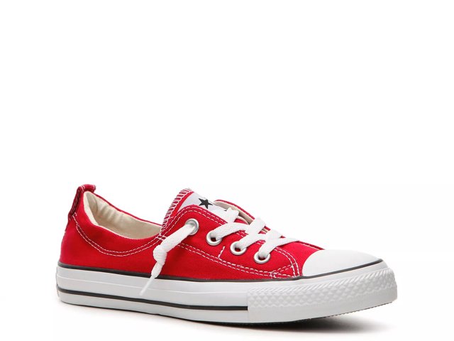 Converse shoreline slip on red deals