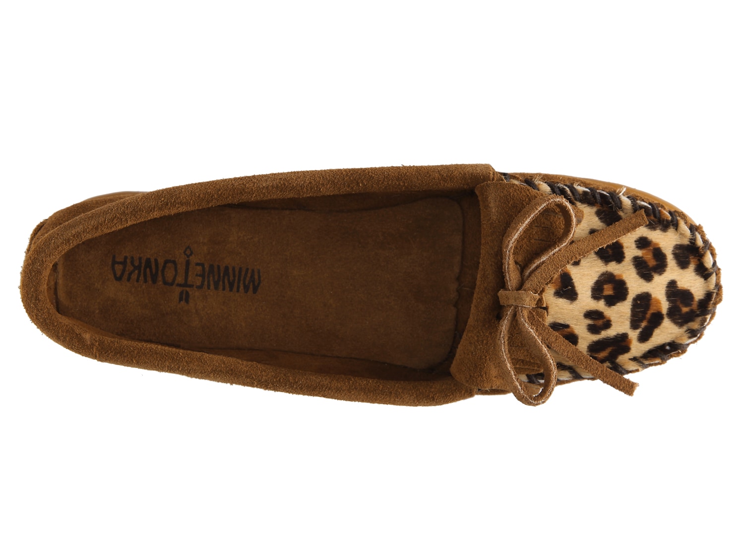 minnetonka leopard kilty moccasin