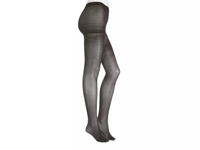 Hue sheer black tights top