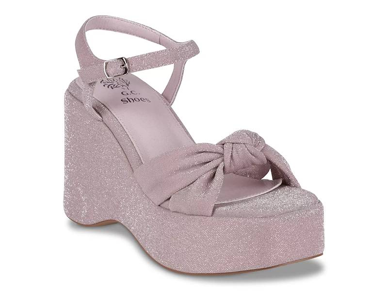 Pink wedges dsw on sale