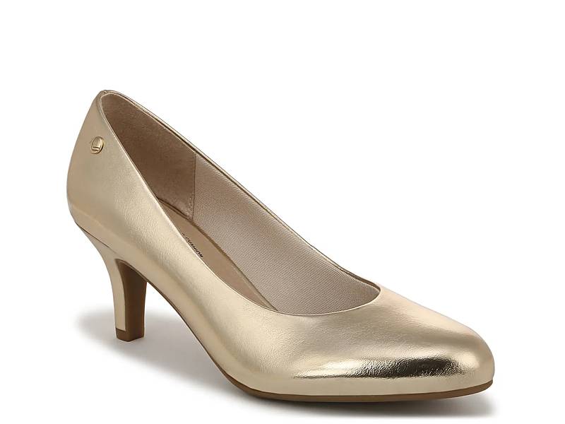 Gold pumps fashion size 11