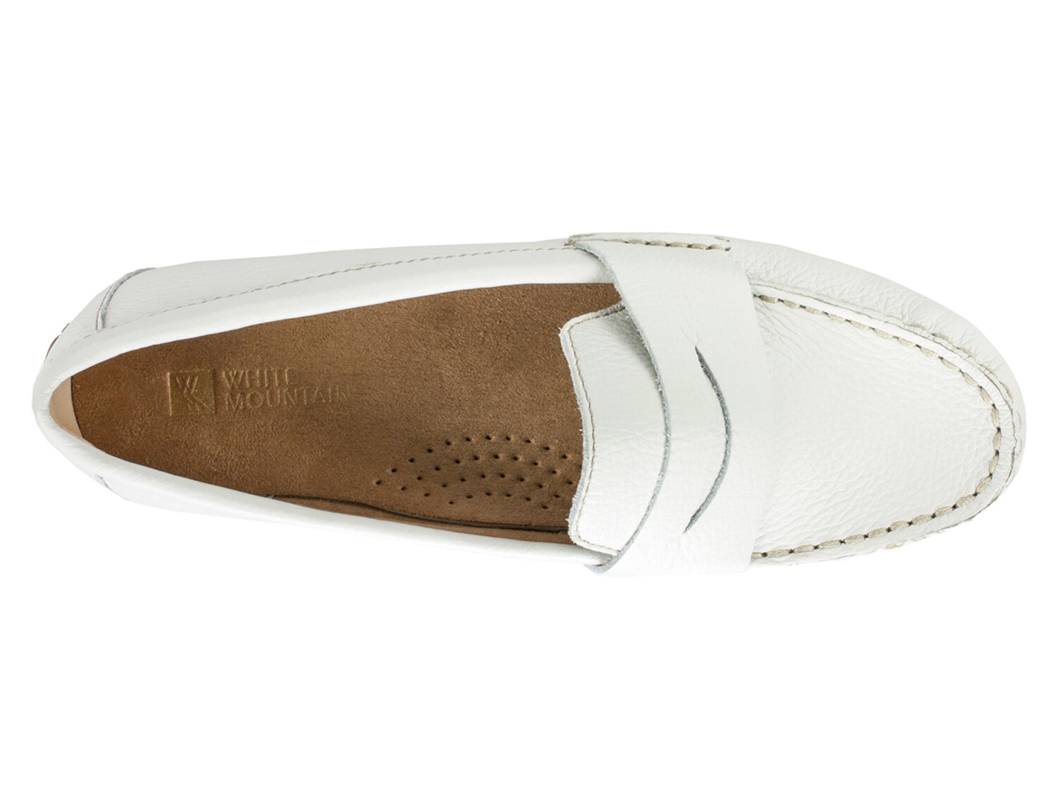 dsw white loafers