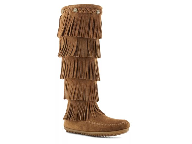 Dsw shop fringe boots