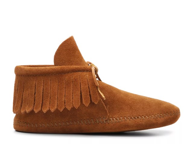 Minnetonka classic new arrivals fringe western bootie