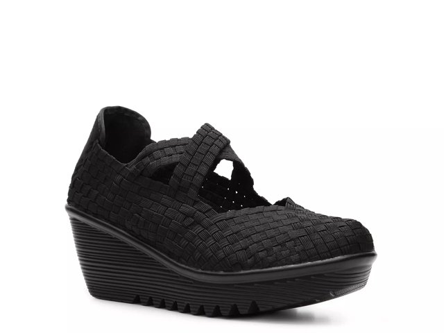 Bernie mev drake woven wedge top