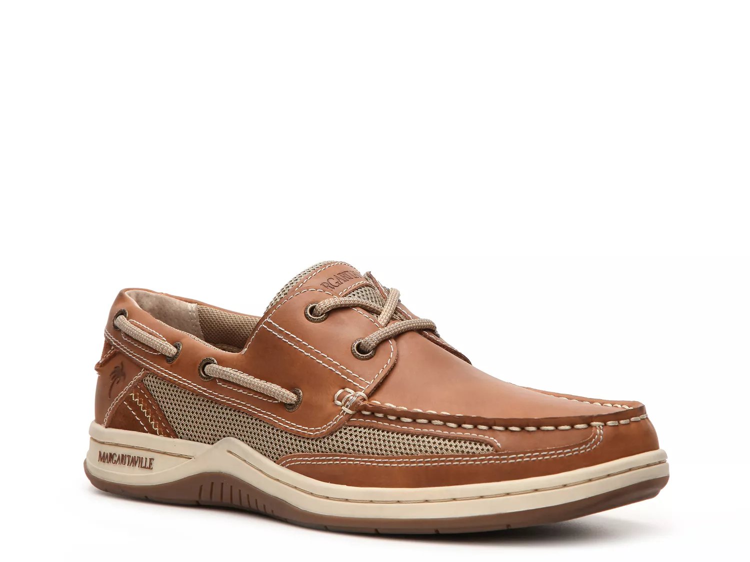 margaritaville leather deck shoes