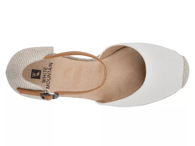 White Mountain Mamba Espadrille Wedge Sandal