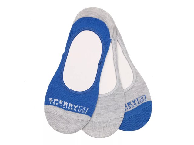 Sperry Anchor Mens No Show Liners 3 Pack