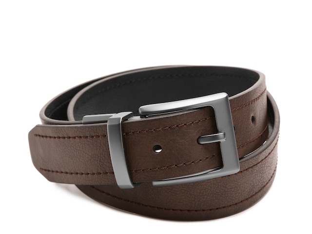 Columbia Double Stitched Reversible Men's Leather Belt - Free Shipping ...