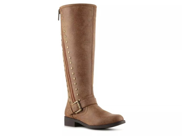 Madden Girl Cooper Wide Calf Riding Boot Free Shipping DSW